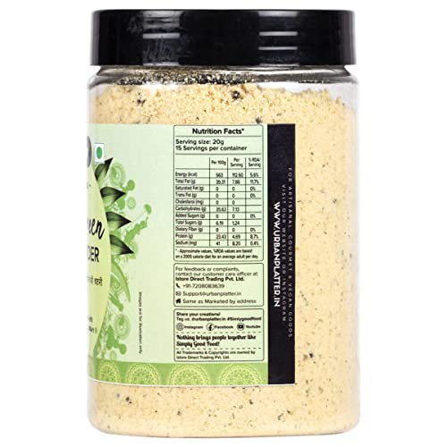 Urban Platter South Indian Style Instant Coconut Green Chutney Powder, 200g [Nariyal ki Chutney, Just Add Water]