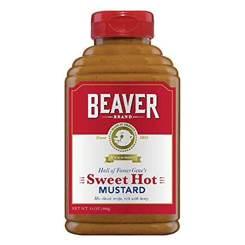 Beaver Sweet Hot Mustard 13 Ounce Squeeze Bottle