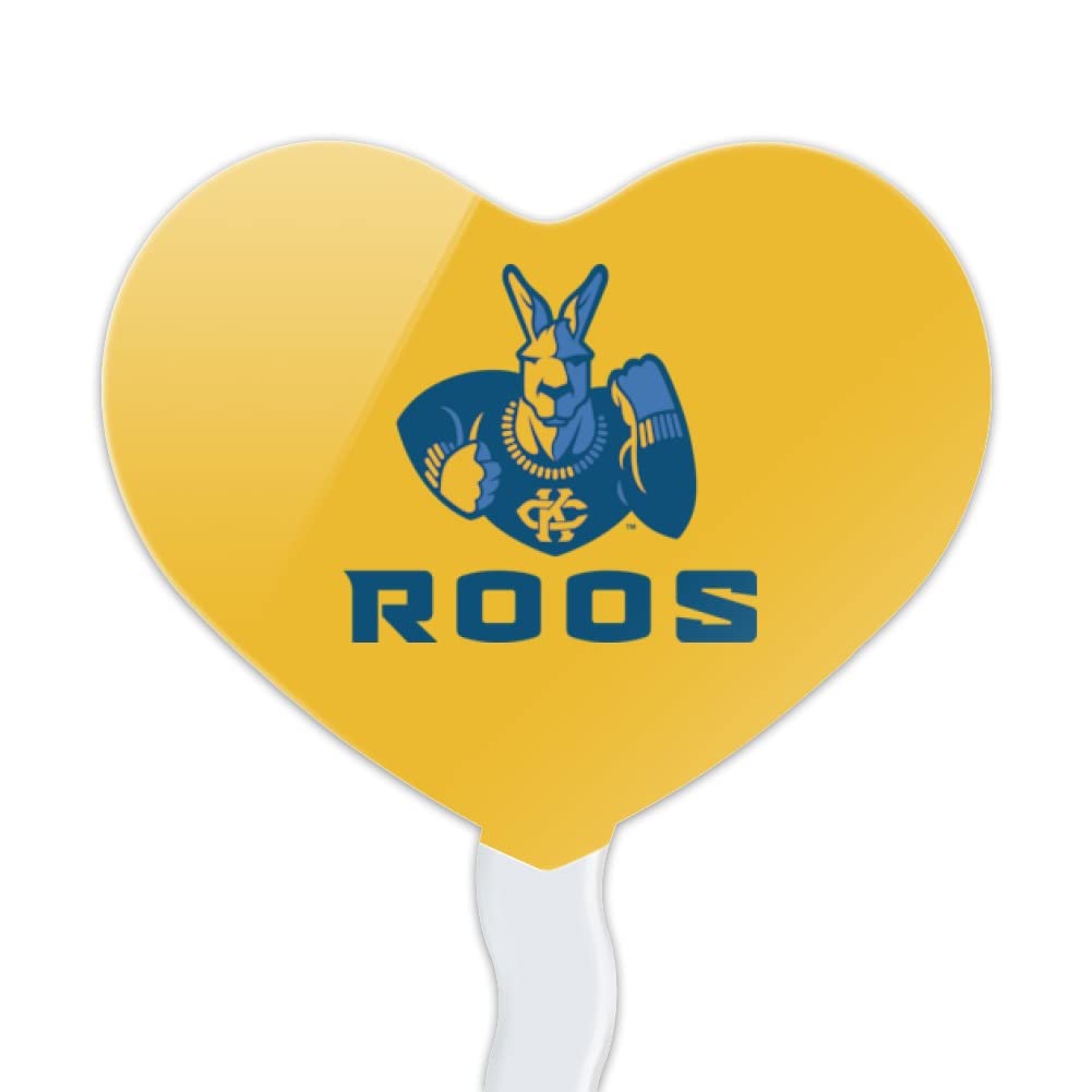 GRAPHICS & MORE Cupcake Picks Set of 6, Acrylic Decoration Toppers, University of Missouri - Kansas City