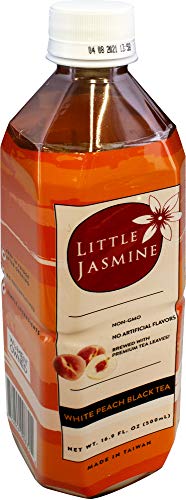 LITTLE JASMINE White Peach Black Tea  16.9 Fl Oz (Pack of 12)