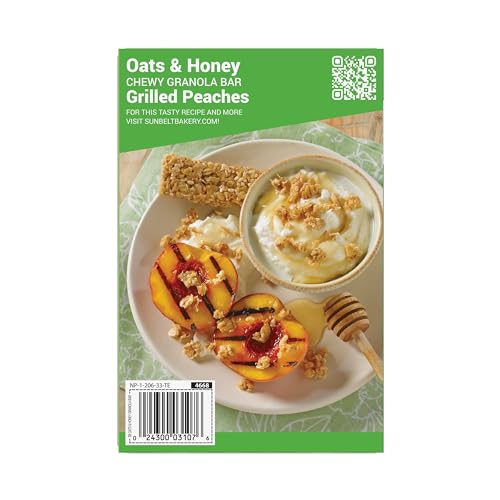 Sunbelt Bakery Oats & Honey Chewy Granola Bars, 120-1.0 Oz Bars (12 Boxes)