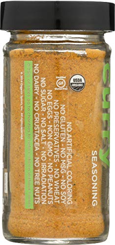 Spicely Organic Curry Powder 1.70 Ounce Jar Certified Gluten Free