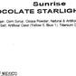 Sweetgourmet Chocolate Mint Starlight | Clear Wrap Bulk Hard Candy | 3 Pounds