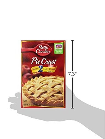 Betty Crocker Pie Crust Mix, 11oz Box (Pack of 6)