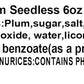 Preserved Fruit Dried Plum Salty Sweet and Sour Plum Seedless plum meat ??? 6 oz