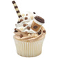 Mocha Coffee Cup Shape Edible Sugar Cake Topper, 12 Count - Great For Cupcakes, Cookies, Cakes, Cakes Pops