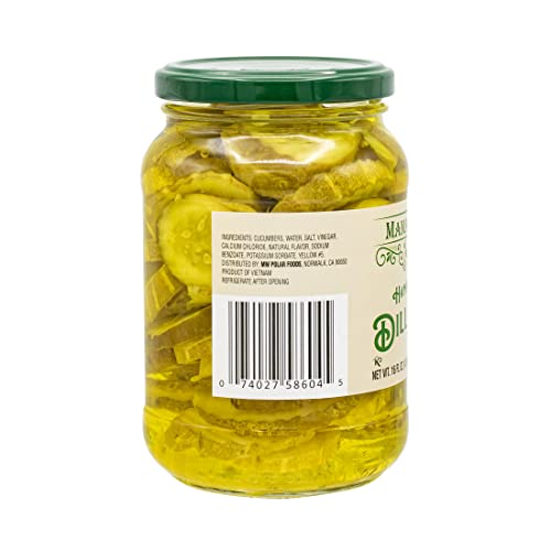Mama Fresca Hamburger Dill Chips 16 Fl Oz Jar (Pack Of 6)
