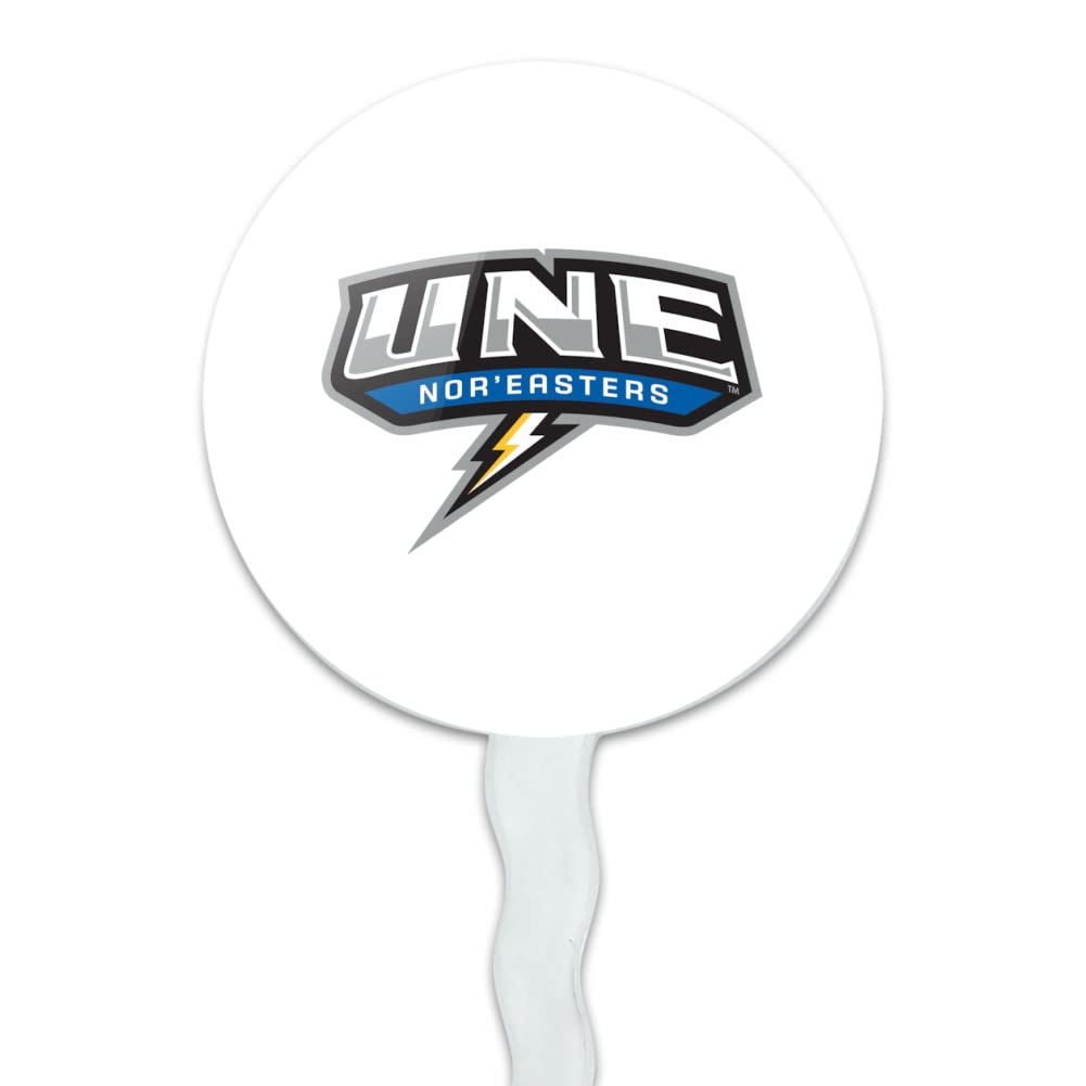 University Of New England Secondary Logo Cupcake Picks Toppers Decoration Set Of 6