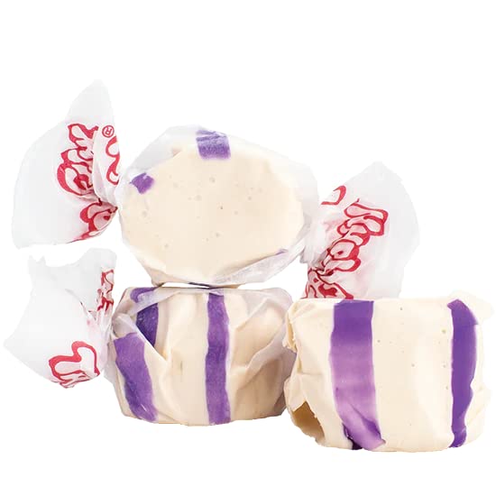 Taffy Town Candies- Honey Lavender | Gourmet Taffy| Nougat-Style Candy| Soft & Delicious| Sumer Snack Treats| Party Good Candies