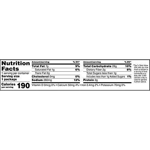 Doritos Top N Go Nacho Tortilla Chips, Cheese Flavored, 1.4 Ounce (Pack of 21)