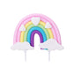 Rainbow Cake Topper, Rainbow Heart Cake Topper, Soft Pottery Cake Cupcake Topper Birthday Cake Decorations