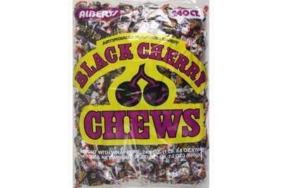 Albert'S Chews Black Cherry 240 Piece Bag