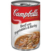Campbells, Condensed Beef with Vegetables & Barley Soup, 11oz Can (Pack of 6)