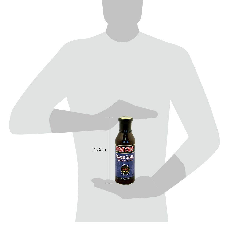 Iron Chef Sesame Garlic Sauce And Glaze,, 3 Count (Pack Of 3)