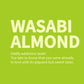 HBAF Korean Seasoned Almonds, Wasabi Flavor, 210g (7.4 oz) Pack