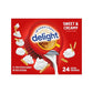International Delight Coffee Creamer Singles, Sweet & Creamy, Shelf Stable Flavored Creamer, 24 Ct, 16 Fl Oz, Pre-Portioned Creamers