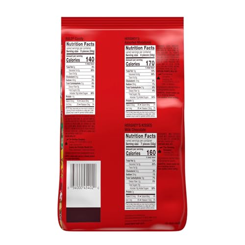 HERSHEYS  REESES and ROLO Assorted Chocolate Flavored  Christmas Candy Bulk Bag  34.2 oz