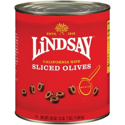 Lindsay Sliced California Ripe Olives - 55 Ounce (2 Pack)