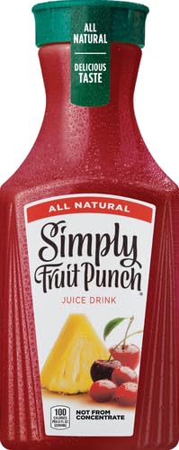 All Natural Simply Fruit Punch Juice Drink, 52 Fl Oz Bottle