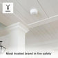 First Alert Smico100-Ac Interconnect Hardwire Combination Smoke & Carbon Monoxide Alarm With Battery Backup, 12-Pack