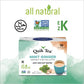 QuikTea Mint Ginger Chai Tea Latte Powder - 10 Count Single Box - All Natural & Preservative Free Instant Chai Tea Mix - Just Ad