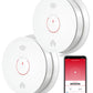 Siterwell Smart Smoke And Carbon Monoxide Detector With Auto-Check, 2.4G Wifi Smoke Detector, Wifi Smoke Detector And Carbon Mon