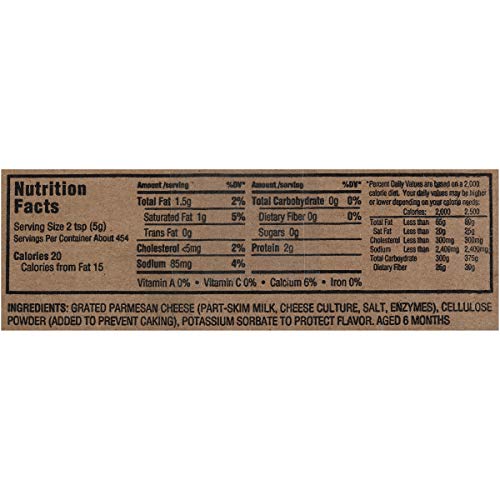 Kraft Grated Cheese Grated Parmesan Cheese Pack, 5 Pound