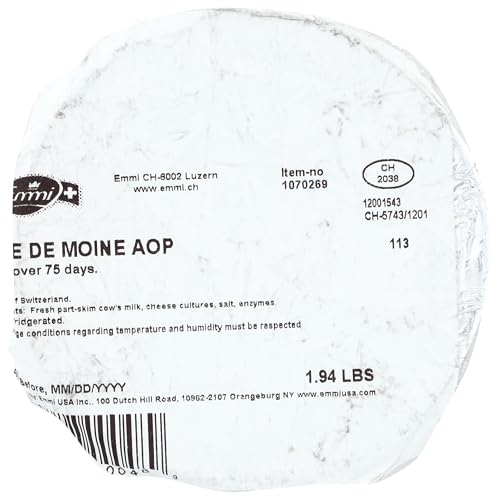 Emmi Tete de Moine Cheese - 1.8 Pound (Pack of 1)