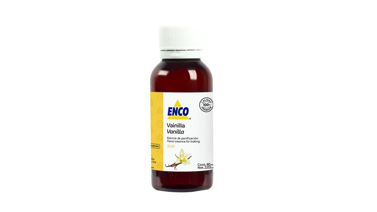 ENCO Baking Essence Vanilla 2.02 fl.oz - Flavoring for Baking and Cooking