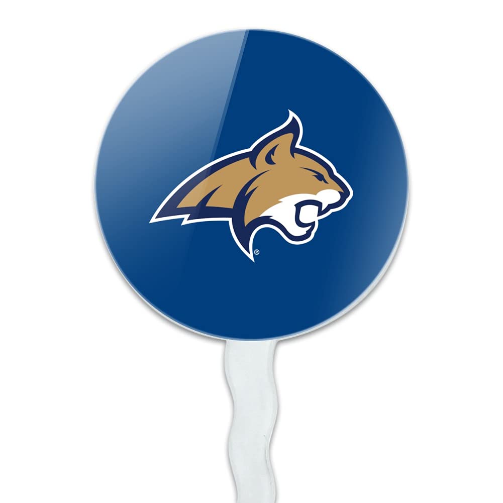 Montana State University Primary Logo Cupcake Picks Toppers Decoration Set Of 6