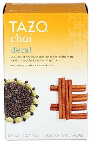 Tazo Decaf Chai Black Tea Filterbags (20 Count)