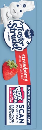 Pillsbury Toaster Strudel Frozen Pastries, Strawberry, 6 Ct, 11.7 oz