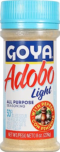 Goya Foods Adobo Light with Pepper, 8-Ounce (Pack of 24)