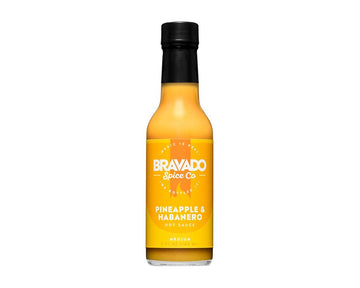 Pineapple And Habanero Hot Sauce By Bravado Spice Gluten Free, Vegan, Low Carb, Paleo Hot Sauce All Natural 5 oz Hot Sauce Bottl