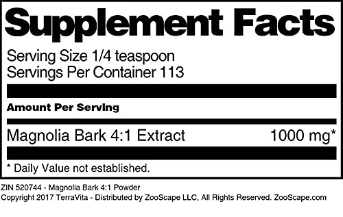 Magnolia Bark 4:1 Powder (4 oz, ZIN: 520744) - 3 Pack
