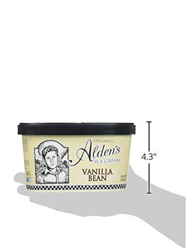 Aldens, Organic Vanilla Bean Ice Cream, 48 oz (Frozen)