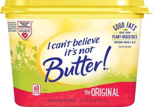 I Cant Believe Its Not Butter, Original Spread, 45 Ounce