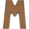 Philadelphia Candies Solid Milk Chocolate Alphabet Letter M, 1.75 Ounce Novelty Gift