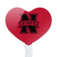 GRAPHICS & MORE Cupcake Picks Set of 6, Acrylic, Heart Design, One Size, Northwestern Oklahoma State University