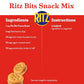 RITZ Bits Peanut Butter Sandwich Crackers, Bulk Lunch Snacks, 40 Snack Packs (4 Boxes)