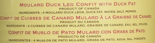 Rougie Confit of Duck Legs - 4 Legs, 52.91oz, Gourmet French Duck Meat, Ready-to-Eat, Perfect for Cooking and Serving