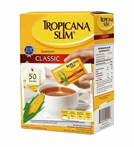 Tropicana Slim Sweetener Classic (50s x 2.5g) 125g - sweet taste good, like regular sugar sand