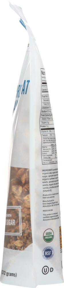One Degree Sprouted Oat Vanilla Chia Granola, 11 Fl Oz
