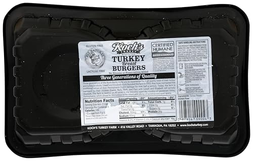 Kochs Turkey Farm Ground Turkey Breast Patties, 16 Oz