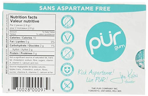 Pur Gum Wintergreen Gum - 1 Pk ( 9 Pieces )