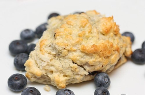Blueberry Biscuits In Cloth Gift Bag (With Blueberries)