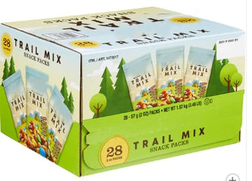 KS Trail Mix Snack Packs, 2 oz, 28-count