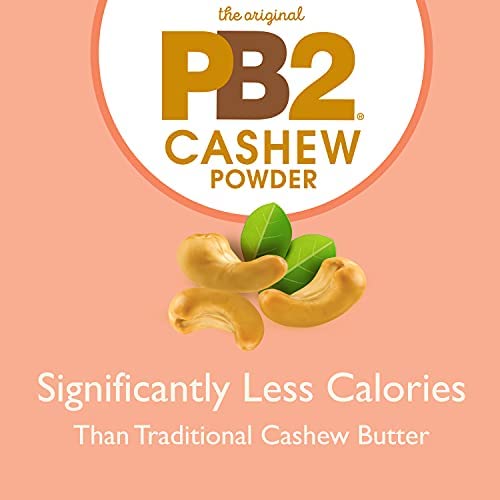 PB2 Powdered Cashew Butter - No Added Sugar or Salt - 16 Ounce Jar