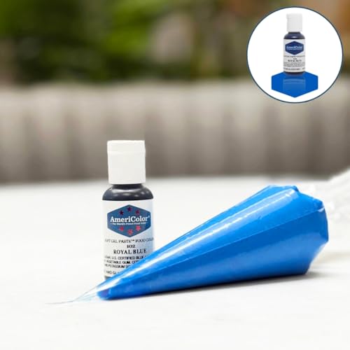 AmeriColor Soft Gel Paste Food Color, Royal Blue, 0.75 Fl Oz, Model AM 102