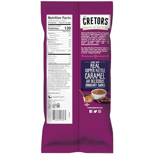 G.H. Cretors Caramel Chocolatey Swirl 8oz (12pk Case)